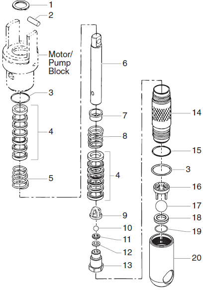 PowrLiner 9900XLT Fluid Section PowrLiner 9900XLT Fluid Section
